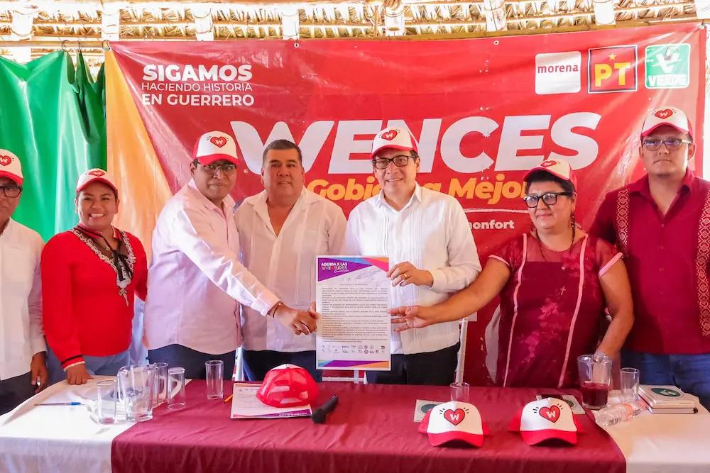  Victoriano Wences Real Firma Compromisos con Jóvenes de Tlapa